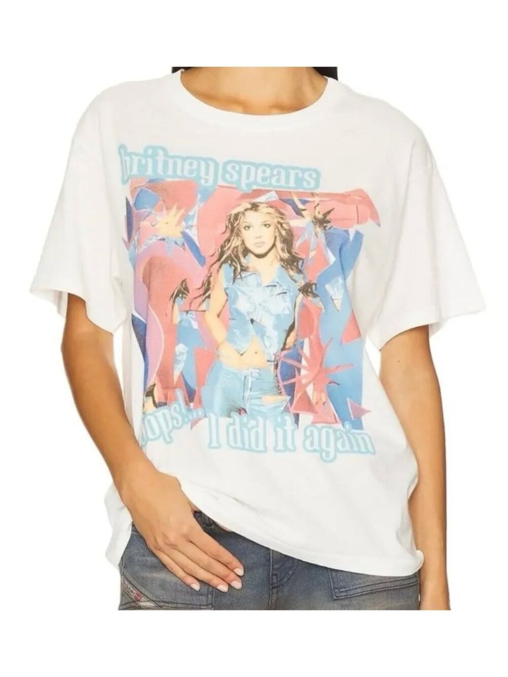 DAYDREAMER Brittney Spears oops I did it again boyfriend tee size S